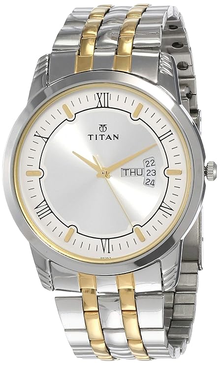 Titan Karishma Analog Silver Dial Men's Watch NM1774BM01/NN1774BM01/NP1774BM01