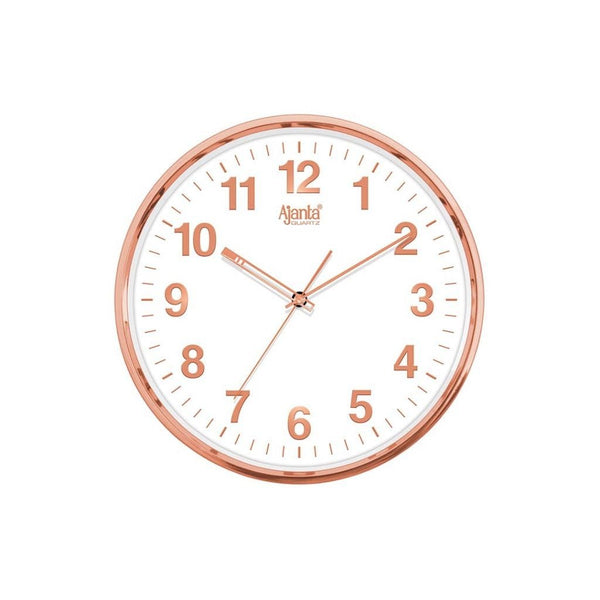 Ajanta F-Series 12 Inches Analog Wall Clock for Home and Offices, Wall Watch (Copper)