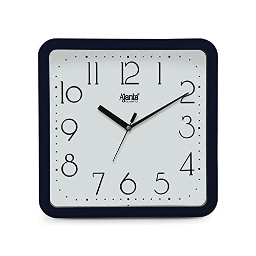 Ajanta F-Series 9.4 Inches Analog Wall Clock for Home and Offices, Wall Watch (Blue), Plastic